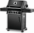 Газовый гриль Rogue 425 RSB (черный, с конфоркой, задней горелкой и вертелом в комплекте)