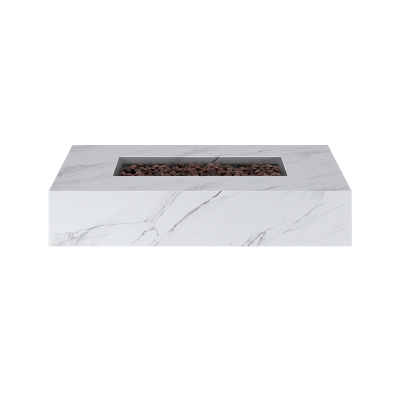 Газовый камин KAMINEX Газовый камин-стол Этна белый уличный — выбрать подходящую модель для заказа