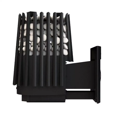 Печь дровяная для бани и сауны GRILL'D Cometa Vega 350 Window Max дровяная