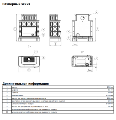 Печь ABX Печь ABX Karelie P OX кафельная, кафельный цоколь