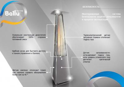 Уличный газовый инфракрасный обогреватель BALLU Обогреватель газовый Ballu BOGH-15