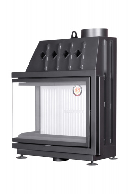 Каминная топка Экокамин Альфа 1000L два стекла левая