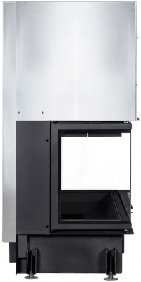 Каминная топка Экокамин ДЕЛЬТА 1200РB три стекла принтинг подовое горение черный шамот Каминная топка Экокамин ДЕЛЬТА 1200РB три стекла принтинг подовое горение черный шамот