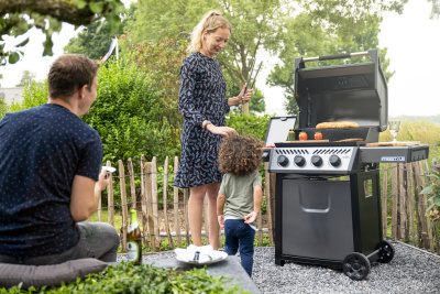 Газовый гриль NAPOLEON Freestyle 425 SIB (с ИК горелкой 2/3), черный