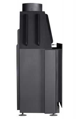 Каминная топка Экокамин Альфа 800 черный шамот