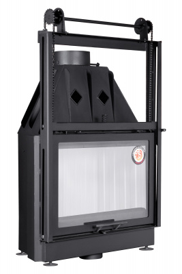 Каминная топка Экокамин Альфа 800 с контргрузом