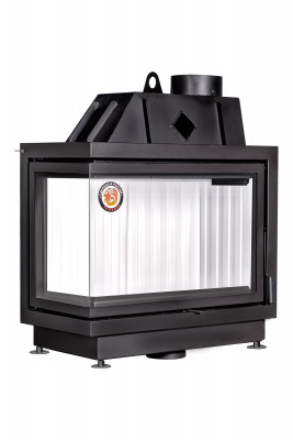 Каминная топка Экокамин АЛЬФА 800L два стекла левая