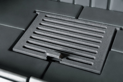 Каминная топка Экокамин Вега 1000 КВ черный шамот