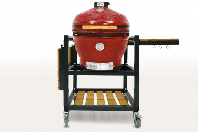 Керамический гриль Start Grill 24 PRO CFG CHEF красный с модулем со столиком