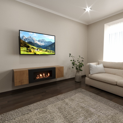 Биокамин Electrolux Тумба с биокамином BFP-P1600 дуб вотан