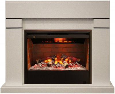Встраиваемый электрический камин REAL-FLAME Каминокомплект Lindelse 26   с очагом 3D Novara