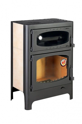 Печь Экокамин БАВАРИЯ ЭКО с духовкой и плитой