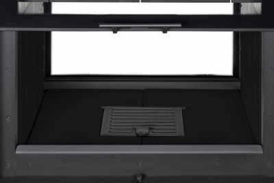 Каминная топка Экокамин Вега 800TВ туннельная черный шамот