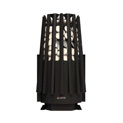 Печь дровяная для бани и сауны GRILL'D Cometa Vega 350 Window Max дровяная