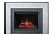 Встраиваемый электрокамин REAL-FLAME Jersey 25,5 GR-F718 с очагом Evrika 25,5 LED