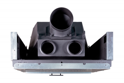 Каминная топка Экокамин ВЕГА 800 P подовое горение принтинг