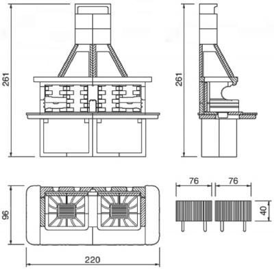 Барбекю PALAZZETTI Miami 3