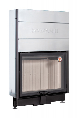 Каминная топка Экокамин Вега 1000М принтинг с подовым горением