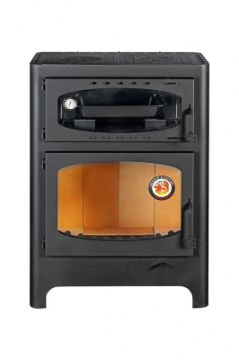 Печь Экокамин БАВАРИЯ ЭКО с духовкой и плитой