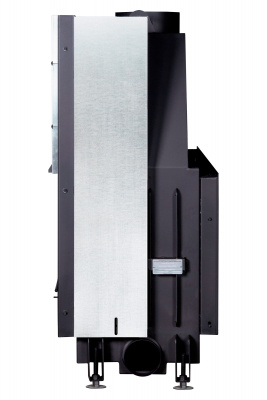 Каминная топка Экокамин ВЕГА 1000TВ туннельная черный шамот принтинг