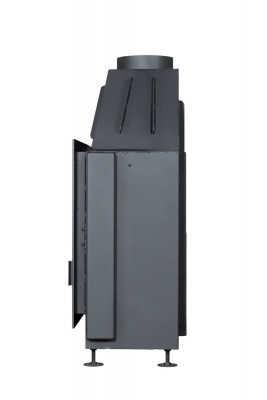 Каминная топка Экокамин АЛЬФА 1000B черный шамот