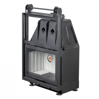 Каминная топка Экокамин Альфа 700К с контргрузом