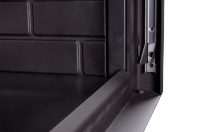 Каминная топка Экокамин ВЕГА 1000TВ туннельная черный шамот принтинг