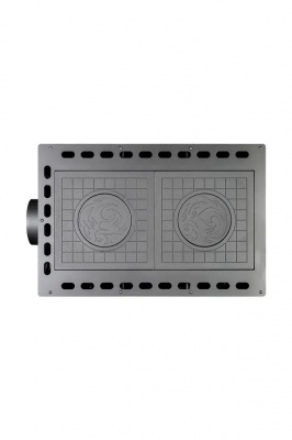 Печь Экокамин ДЕРЕВЕНЬКА две плиты без т/о