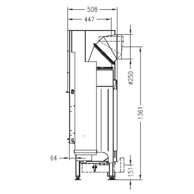 Каминная топка PALAZZETTI Sunny Fire 100 SX