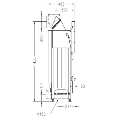 Каминная топка PALAZZETTI Sunny Fire 100 Front