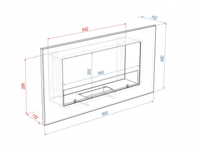 Биокамин Electrolux Биокамин BFP/W-90