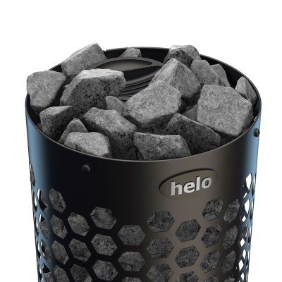 Печь электрическая HELO Печь HELO PICCOLO 30 PURE Helo-WT электрическая (3,0 кВт/230V1N, п/у PURE в компл., цвет черный, пассивный пароген. Helo-WT)