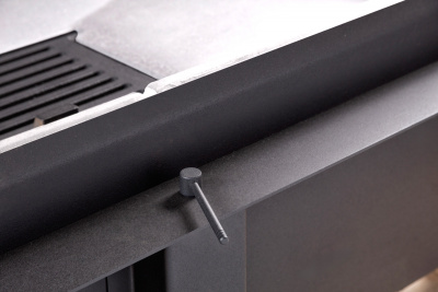 Каминная топка Экокамин Дельта 1000 три стекла принтинг