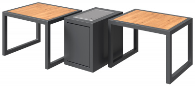 Газовый камин KAMINEX Газовый камин-стол Катла уличный — выбрать подходящую модель для заказа