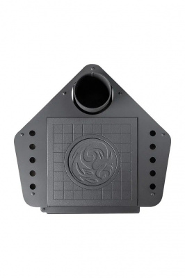 Печь Экокамин БАВАРИЯ ЭКО УГЛОВАЯ С ПЛИТОЙ