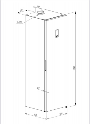 Сушильный шкаф haus отдельностоящий