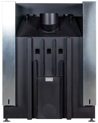 Каминная топка Экокамин ДЕЛЬТА 1200РB три стекла принтинг подовое горение черный шамот Каминная топка Экокамин ДЕЛЬТА 1200РB три стекла принтинг подовое горение черный шамот