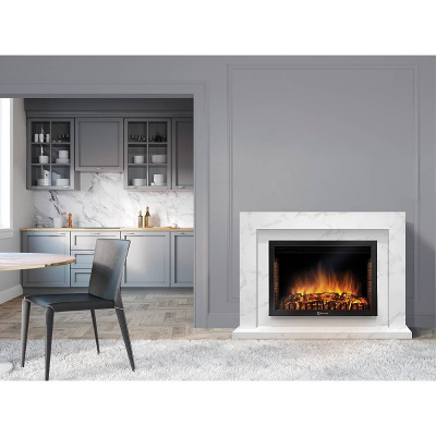 Портал для электрокамина Electrolux Simple 25 белый мрамор