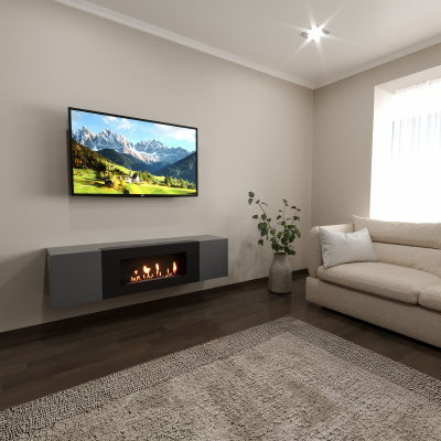 Биокамин Electrolux Тумба с биокамином BFP-P1600 графит