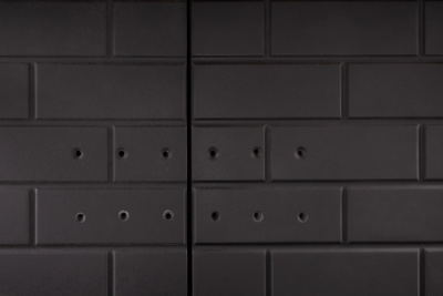 Каминная топка Экокамин Дельта 1000B три стекла принтинг черный шамот