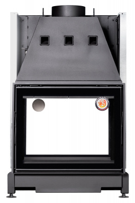 Каминная топка Экокамин Вега 800TВ туннельная черный шамот