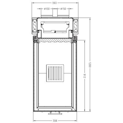 Каминная топка PALAZZETTI Sunny Fire 56 3D L