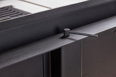 Каминная топка Экокамин Дельта 1000L два стекла левая принтинг