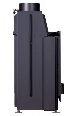 Каминная топка Экокамин АЛЬФА 800R два стекла правая