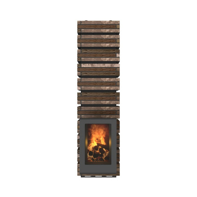 Печь дровяная для бани и сауны GRILL'D Shaman Long (4 каменки) дровяная