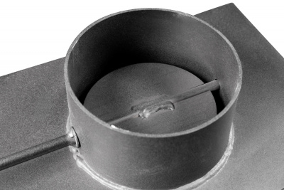 Каминная топка Экокамин Альфа 700-150 черный шамот принтинг