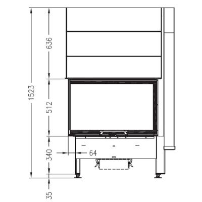 Каминная топка PALAZZETTI Sunny Fire 80 SX