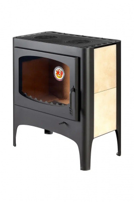 Печь Экокамин БАВАРИЯ ЭКО С ПЛИТОЙ две конфорки