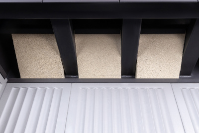 Каминная топка Экокамин Альфа 1000R два стекла правая