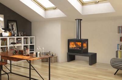 Дровяная печь ROCAL HABIT 76 LD+T